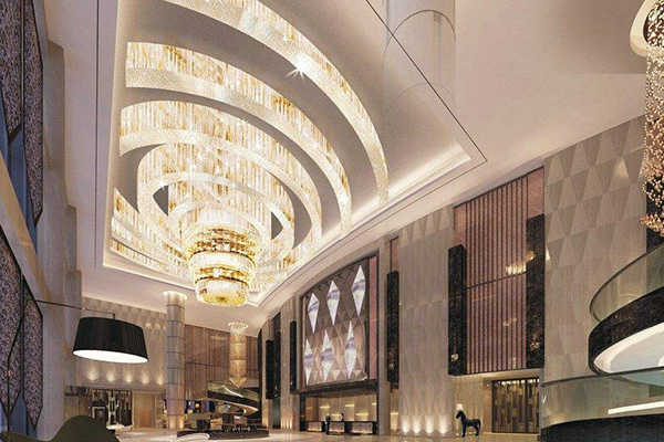 星級酒店設(shè)計(jì)選擇燈飾的原則1